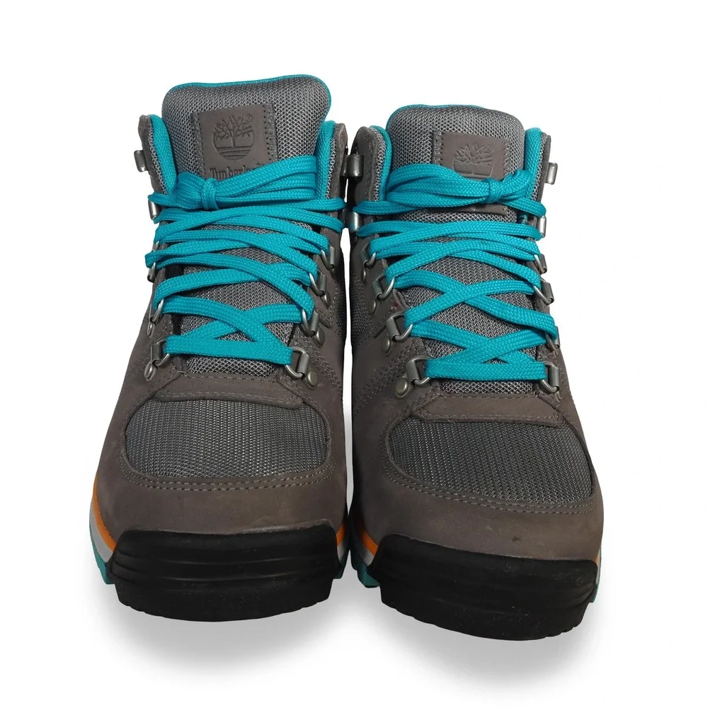 Timberland GT Scramble Mid Outdoor Hiking Boots Men's 8 Grey Teal 2222R‎
